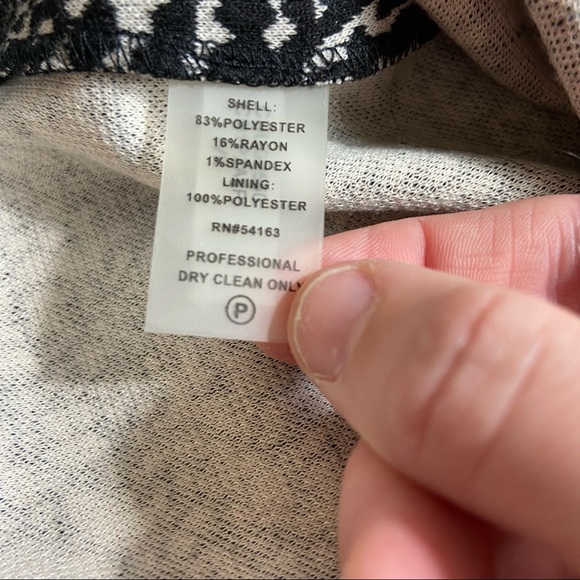 Calvin Klein Animal Print Sheath Dress Size 8 - Picture 4 of 9